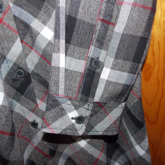 Chadwicks Size 16 Plaid Shift Shirt Dress Button Down-NWT - Picture 5 of 8